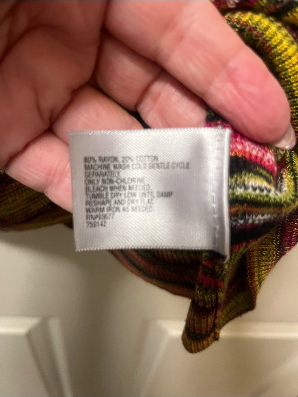 Worthington Womens Cardigan Size M Multicolor Open Knit Button Front Sweater NWT - Picture 8 of 8